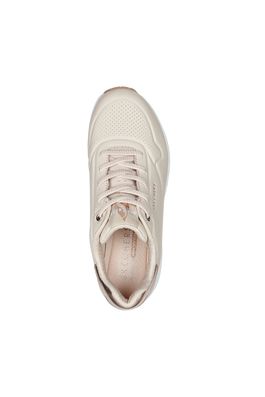 Sneakers Natural Skechers Uno Shimmer Away