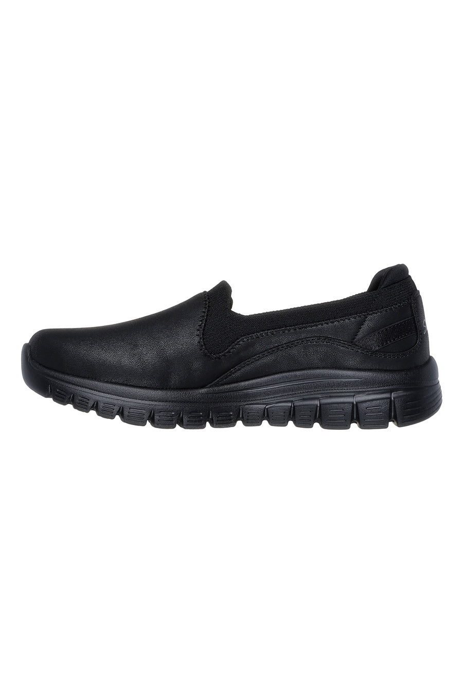 Schwarze Vegan Slip-On Sneakers SKECHERS GRACEFUL LEANING IN