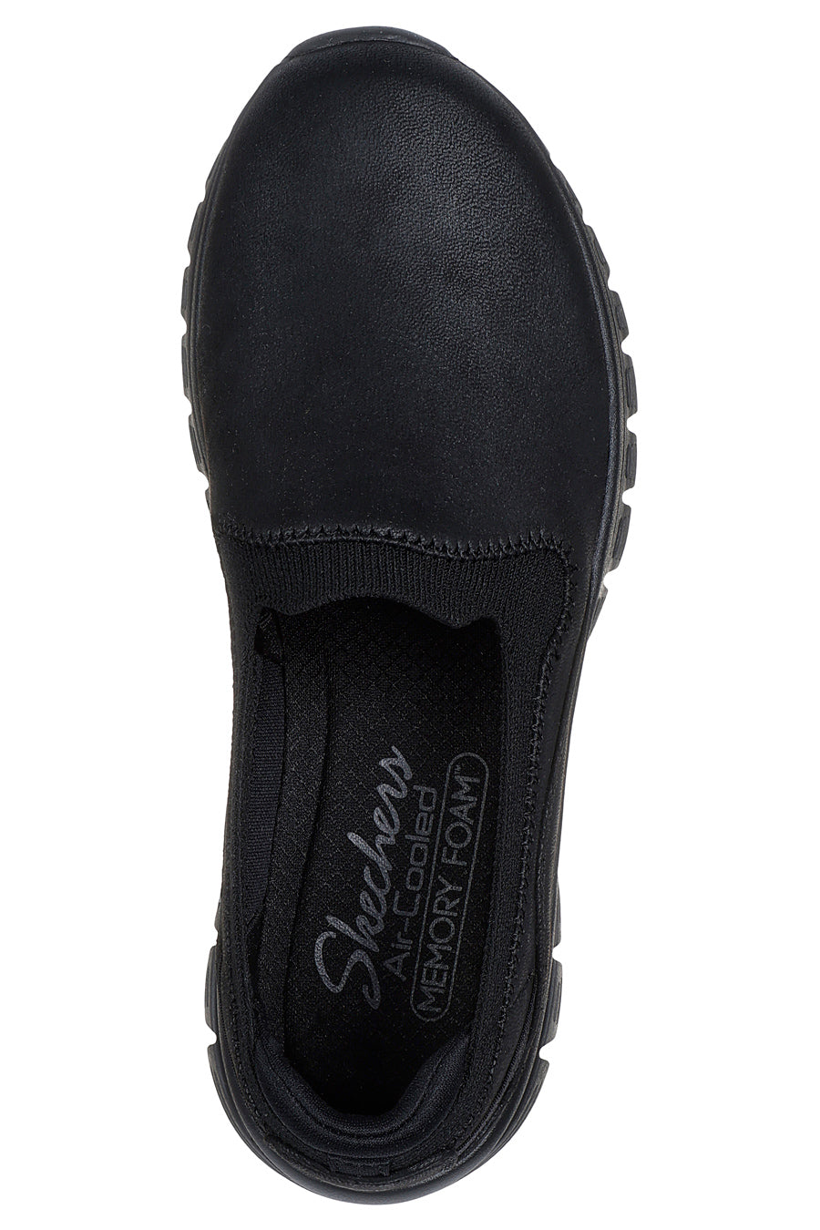 Schwarze Vegan Slip-On Sneakers SKECHERS GRACEFUL LEANING IN