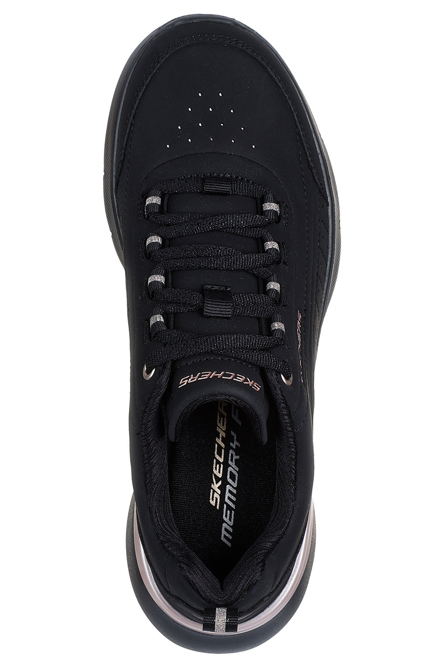 Schwarze Skechers Skech-Air Dynamight 2.0 Modern Glimpse Sneakers