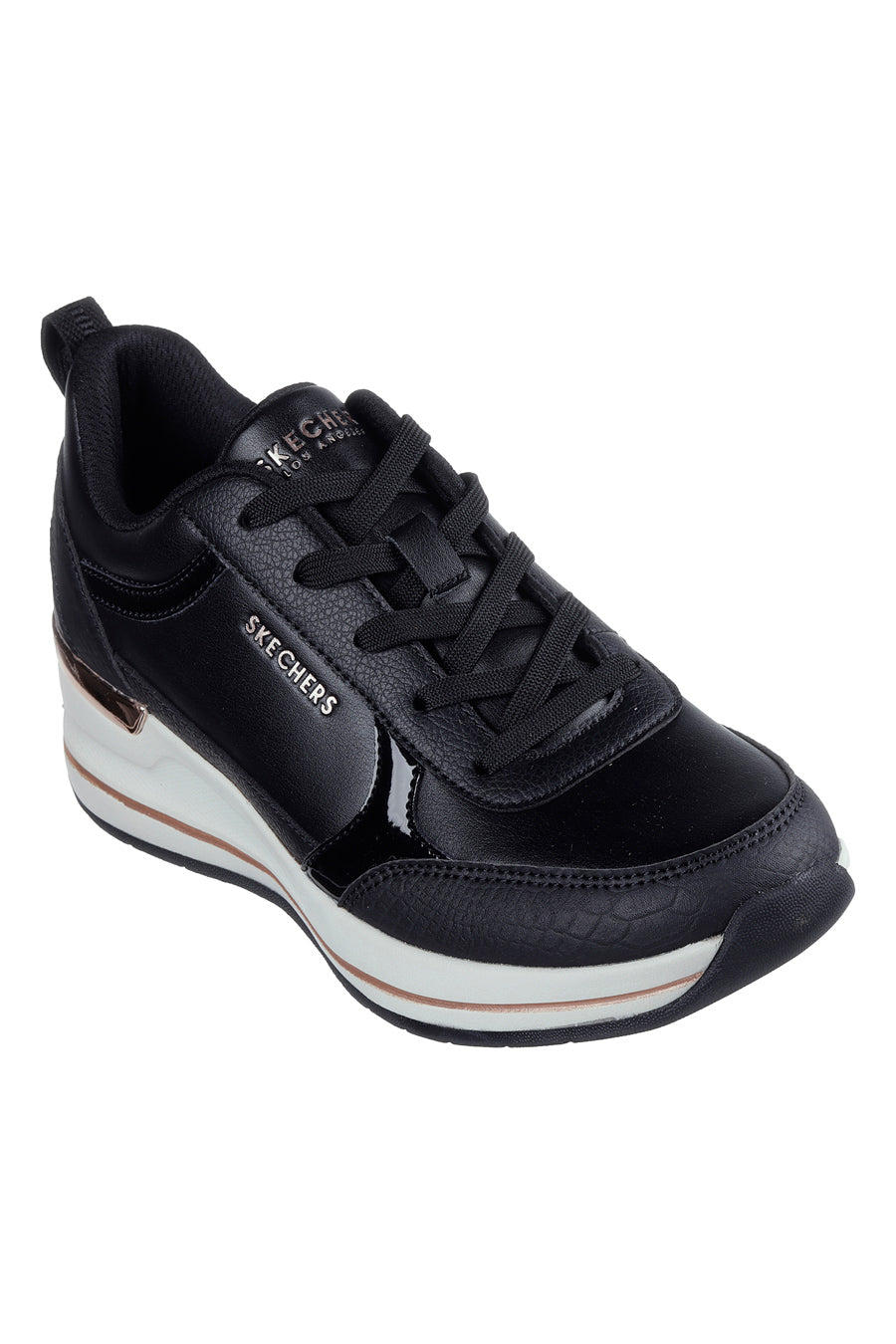 Sneakers nere con zeppa SKECHERS BILLION 2 FINE SHINE