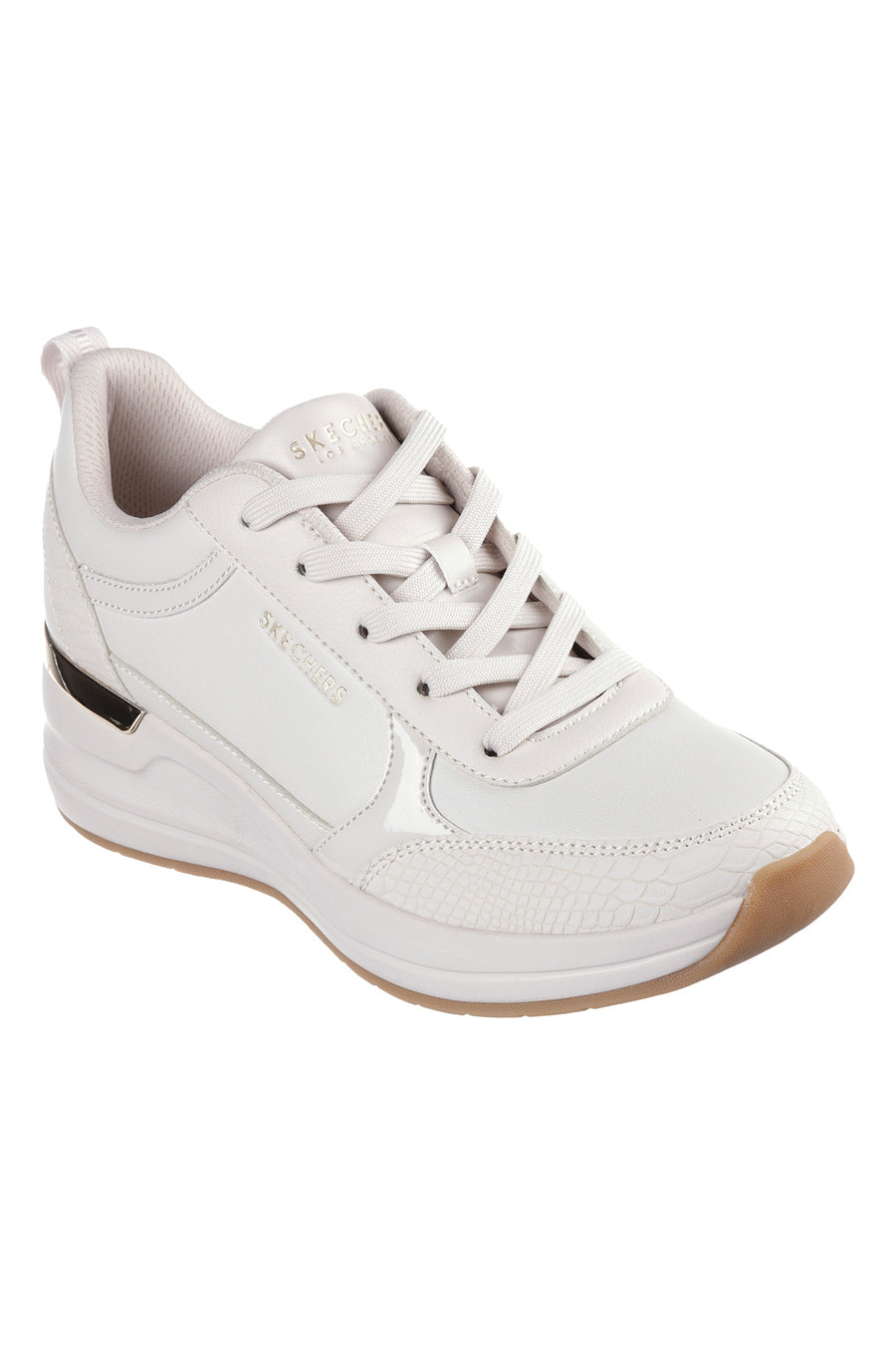 SKECHERS BILLION 2 FINE SHINE BIANCO