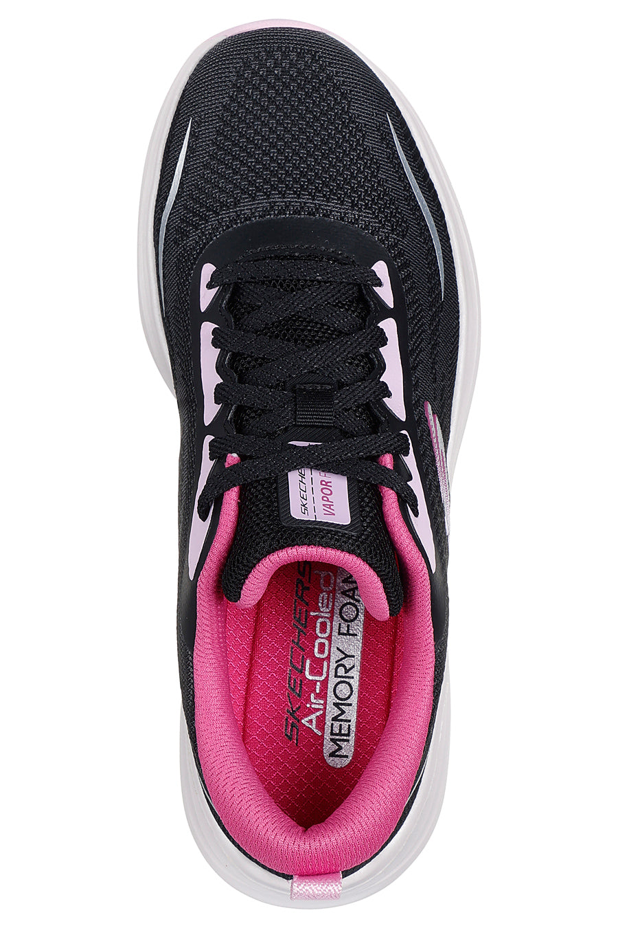 Sneakers Nere e Rosa Vegan Skechers Vapor Foam - Smooth Ride