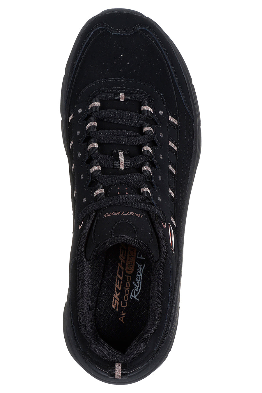 Sneakers Nere Relaxed Fit SKECHERS D'LUX WALKER 2.0 GOLDEN STEP