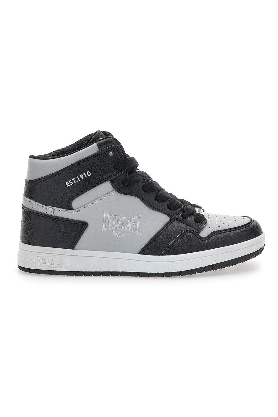 Sneakers Argento e Nere Mid-Cut Everlast 716