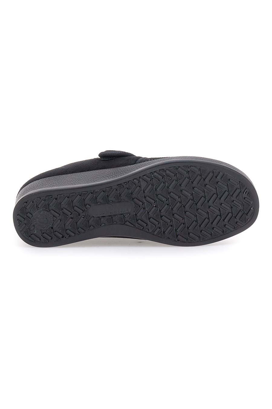 Pantofole nere chiuse con velcro FLY FLOT 38865