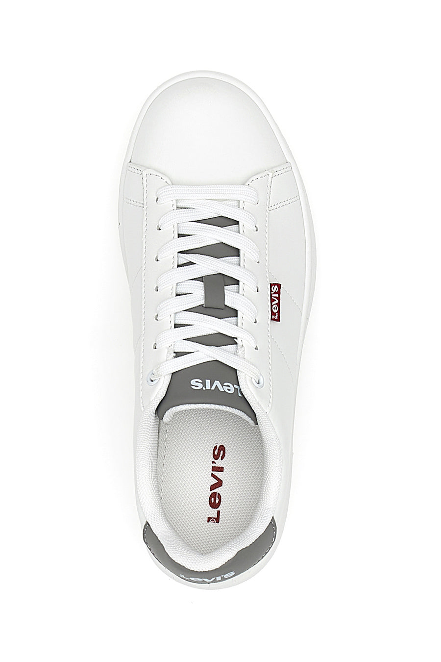 Sneakers Bianche con Dettagli Argento Levi's VAVE0201S