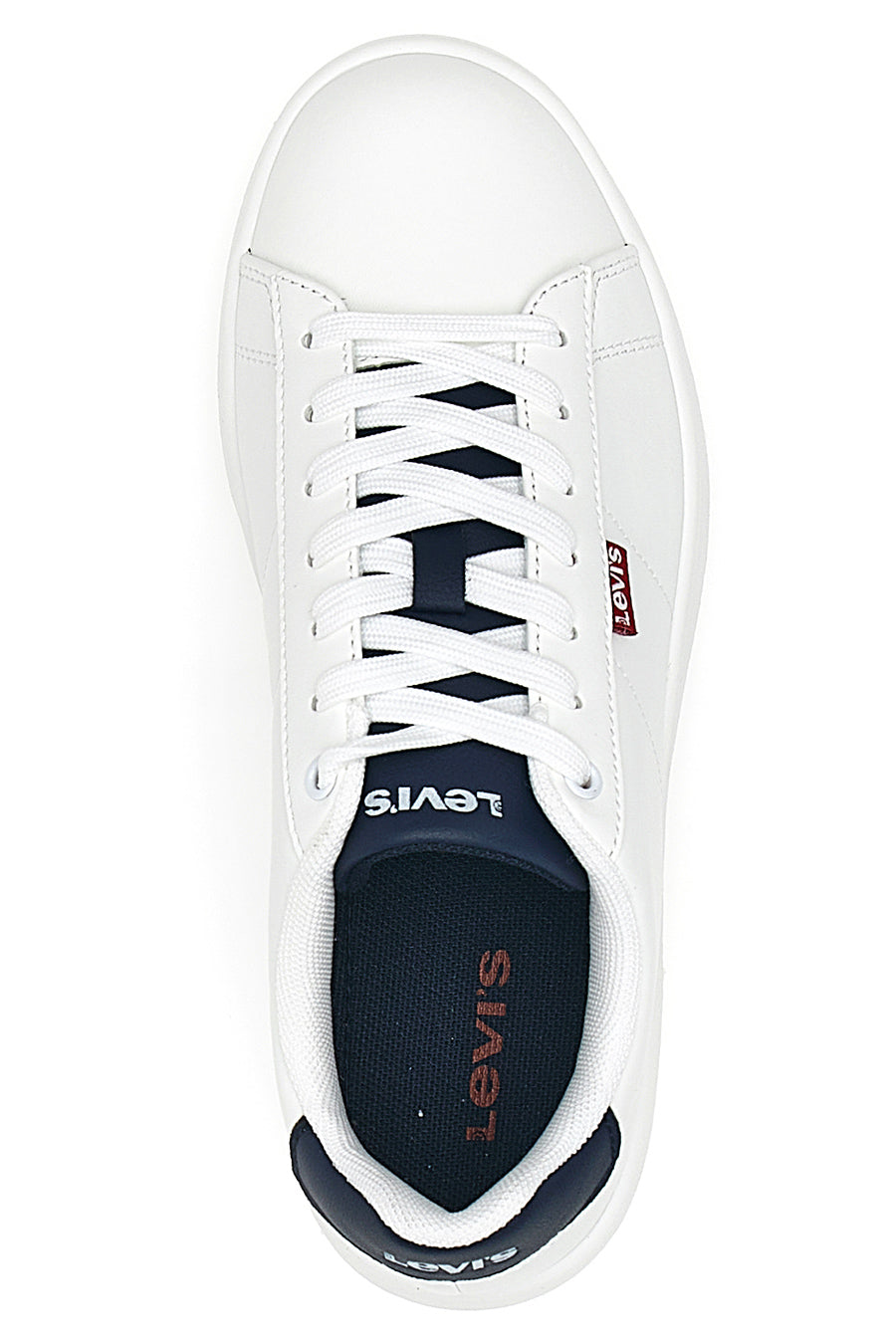 Sneakers Bianche Con Dettagli Blu Levi's Vave0201S