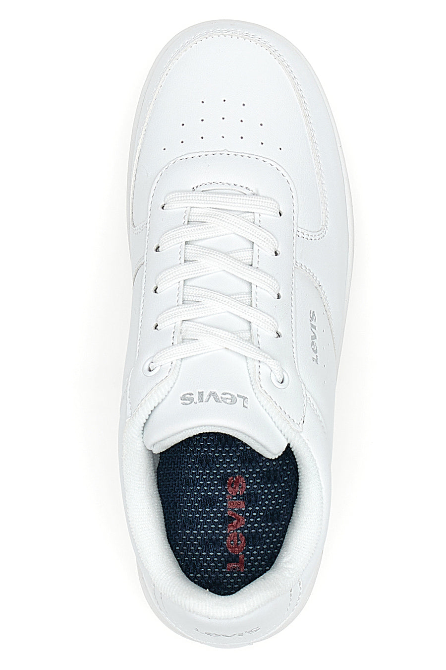 Sneakers Bianche con Tomaia Traforata e Platform LEVI'S NEW UNION BOLD