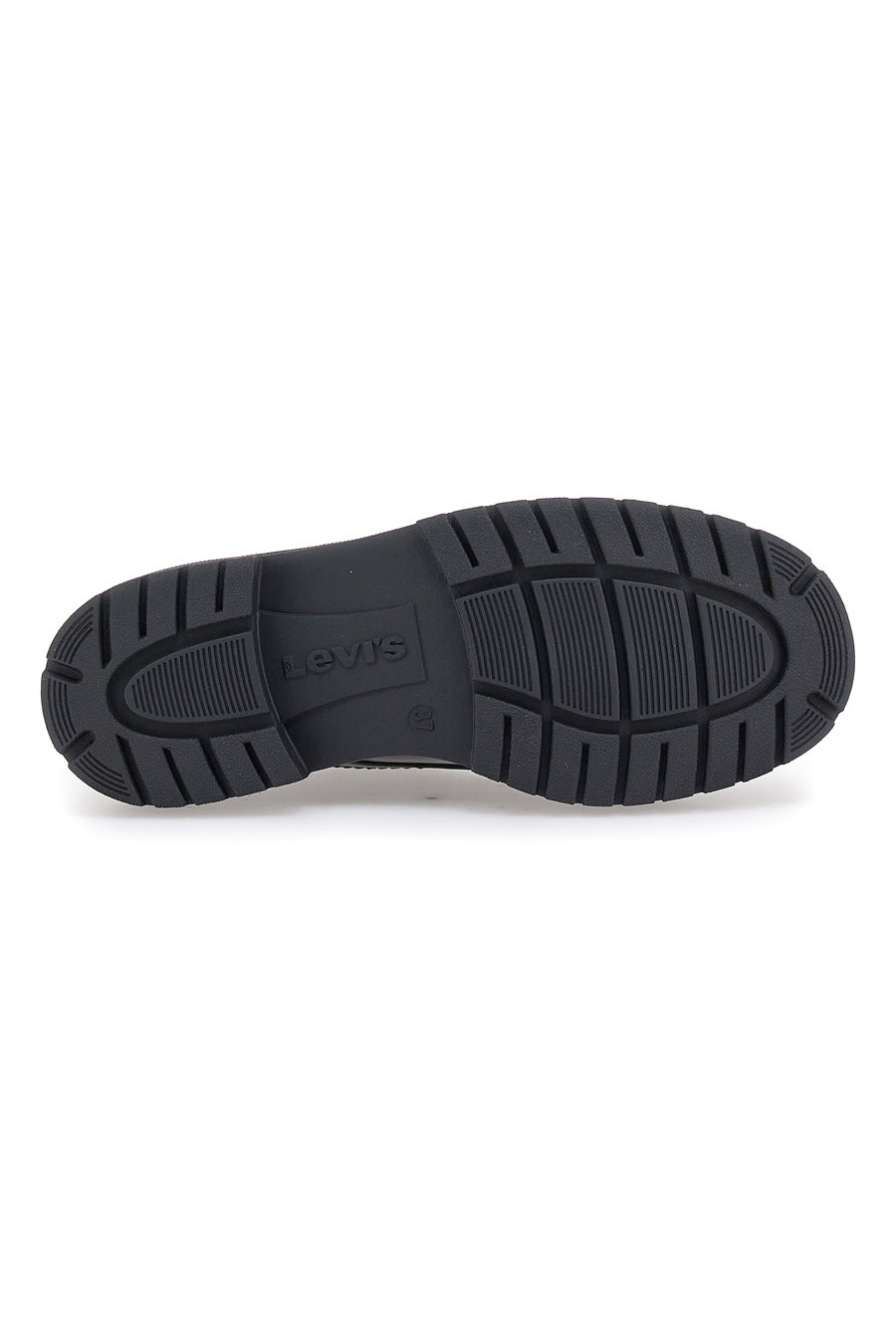 Schwarze Schnürschuhe mit LEVI'S PRINCE BOLD Plateau