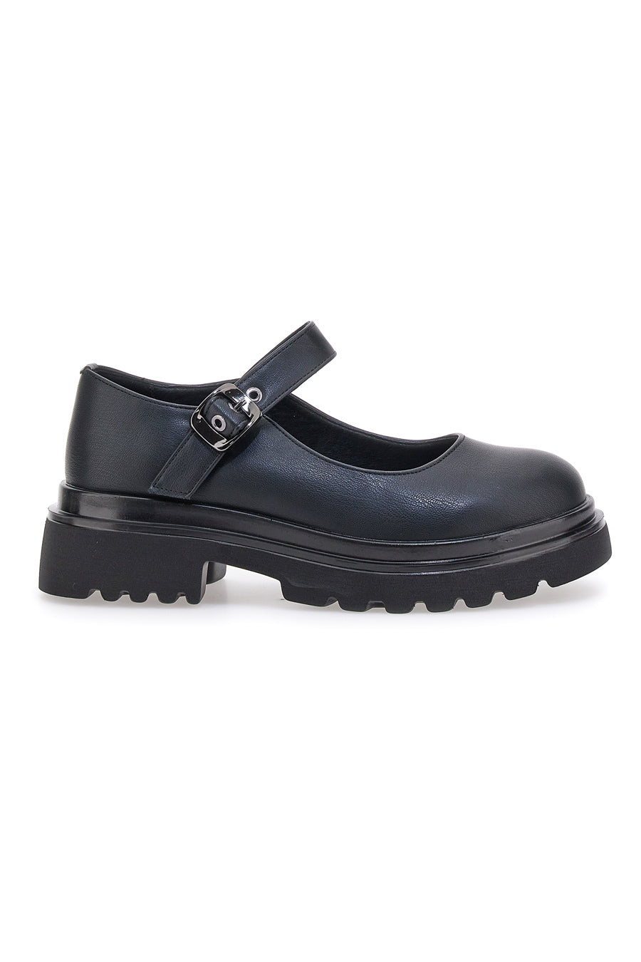 Ballerine mary Jane nere con cinturino e platform LE HAVRE PARIS BL23273