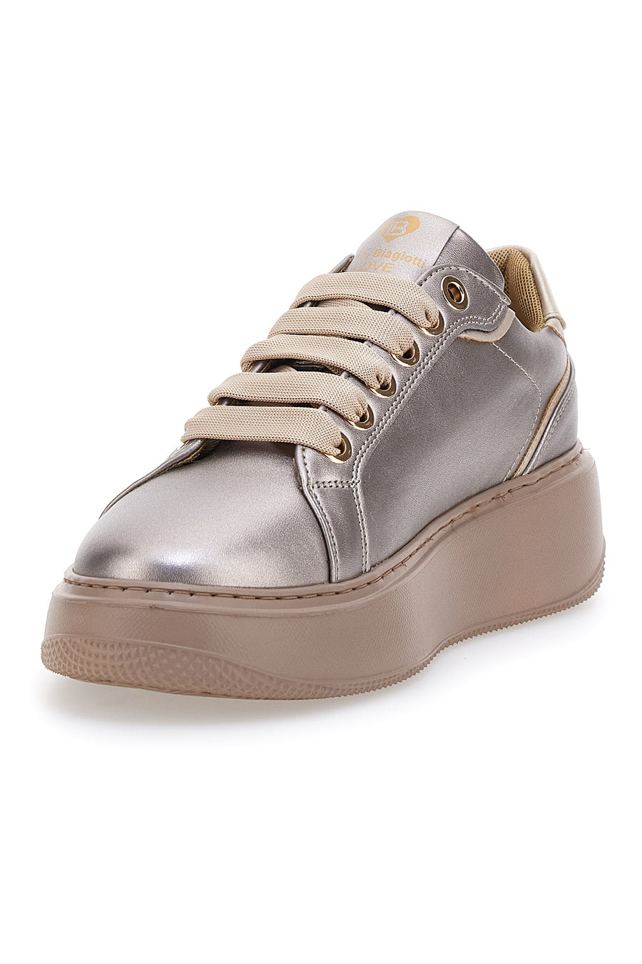 Sneakers Tortora effetto metallizzato LAURA BIAGIOTTI 93939376