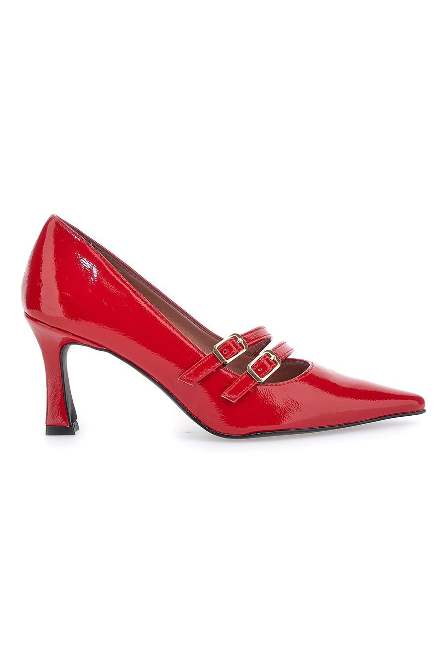 Rote Pumps mit Mikroriemen Pittarello Glam 3695