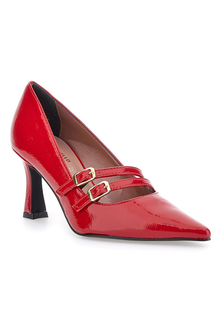 Rote Pumps mit Mikroriemen Pittarello Glam 3695