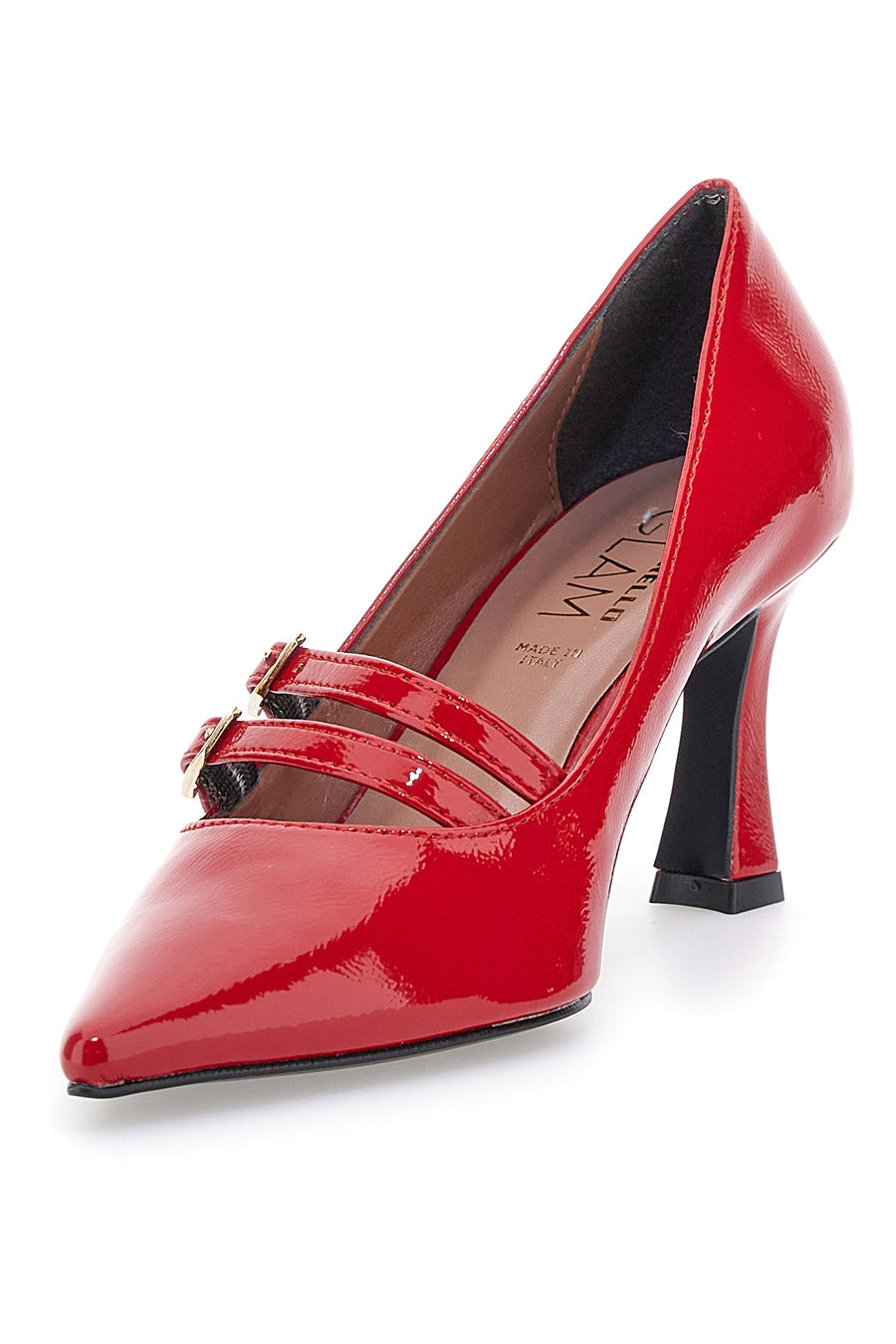 Rote Pumps mit Mikroriemen Pittarello Glam 3695