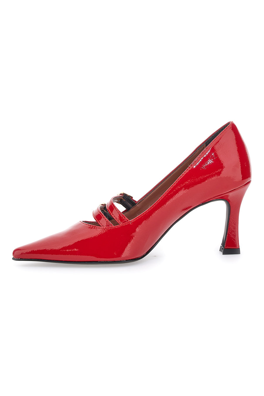 Rote Pumps mit Mikroriemen Pittarello Glam 3695