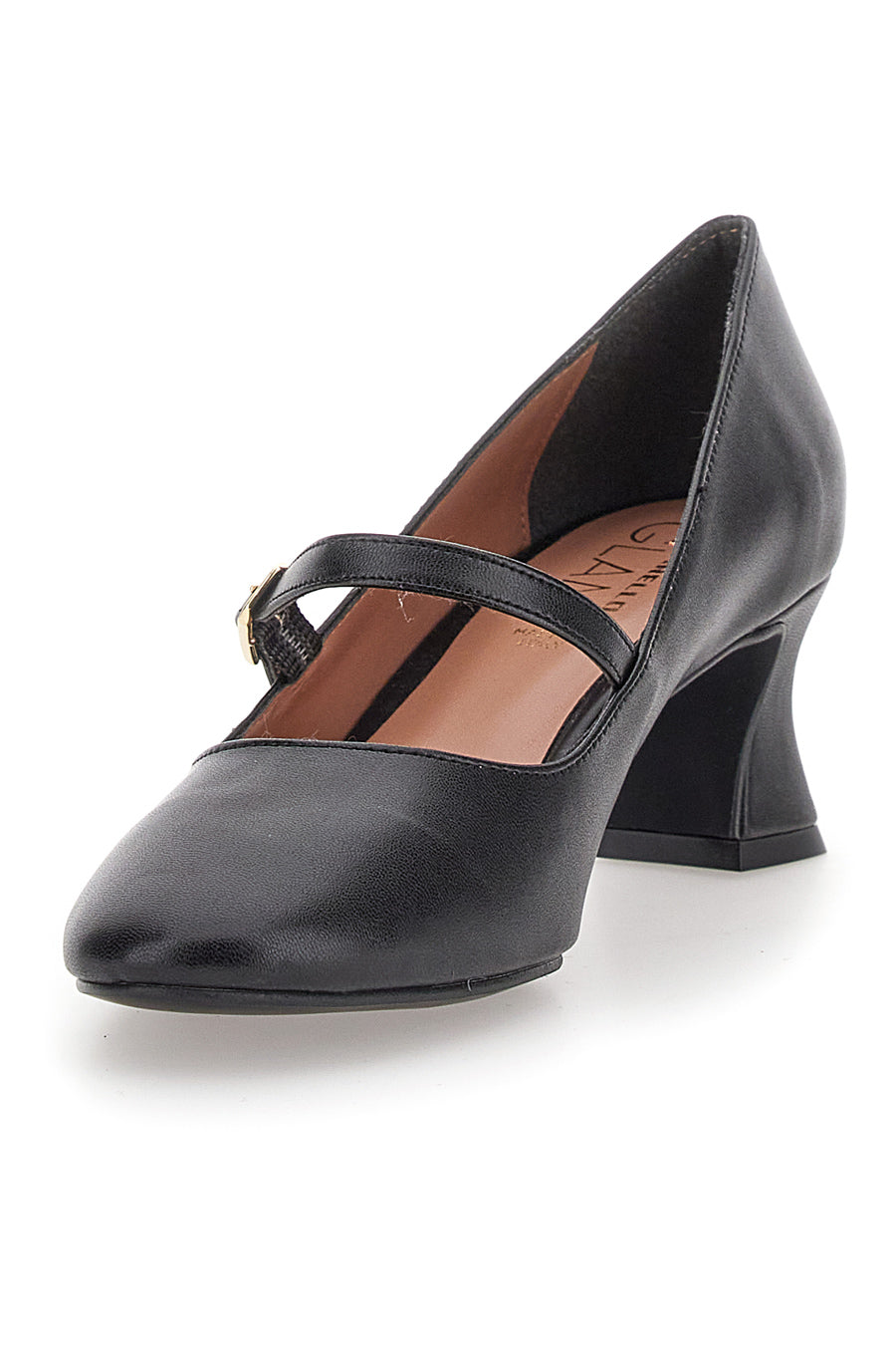 Schwarze Mary Jane Pumps mit Spulenabsatz PITTARELLO GLAM 3605