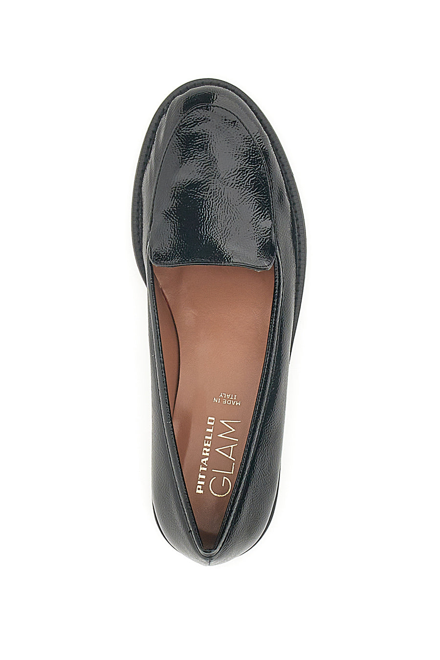 Mocassino vernice nera classico PITTARELLO GLAM 3659