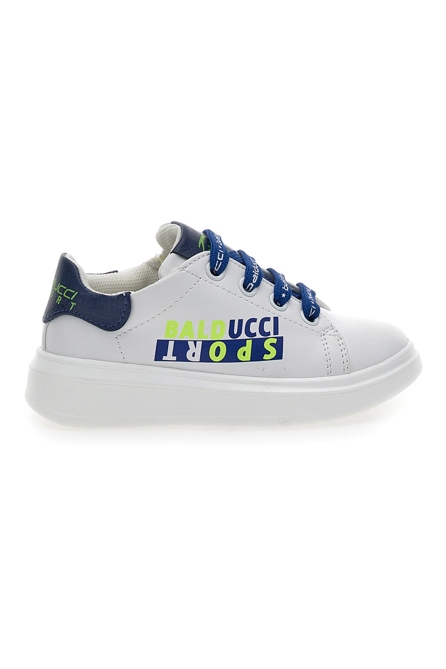 Sneakers casual Balducci 3223 Bianche con dettagli blu