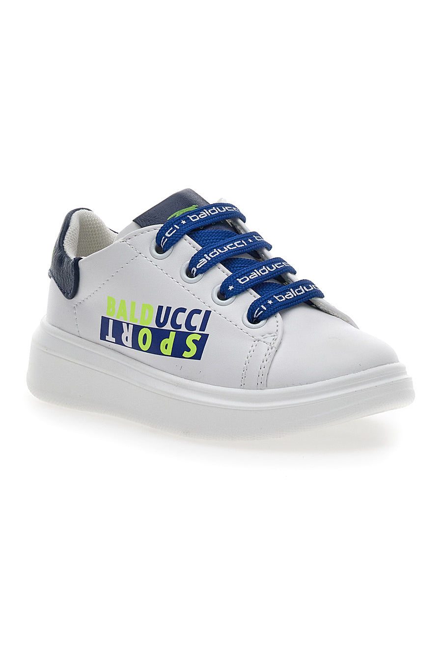 Sneakers casual Balducci 3223 Bianche con dettagli blu