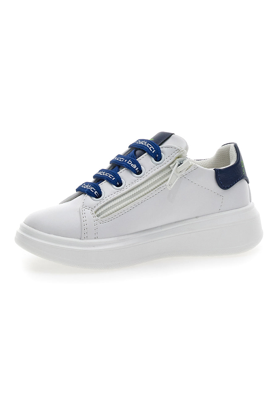 Sneakers casual Balducci 3223 Bianche con dettagli blu