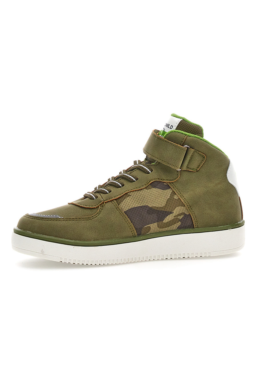 Sneakers Mid Cut Verde Militare Max Dillan