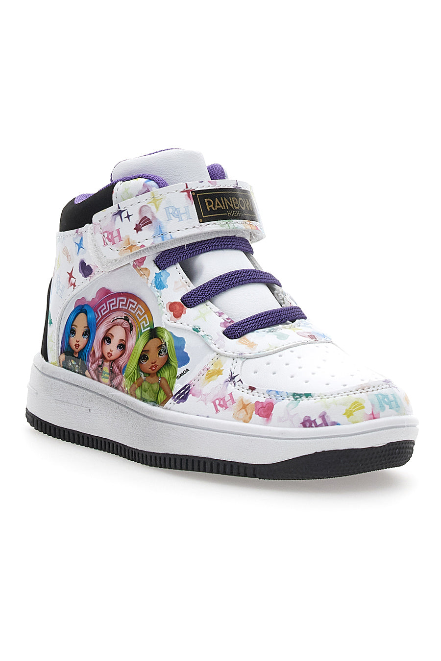 Sneakers Mid Cut Rainbow High 5315 Bianche