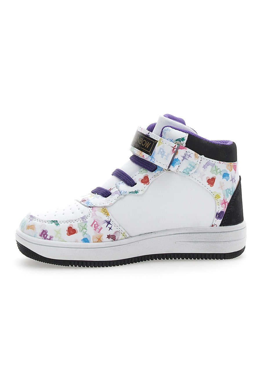 Sneakers Mid Cut Rainbow High 5315 Bianche