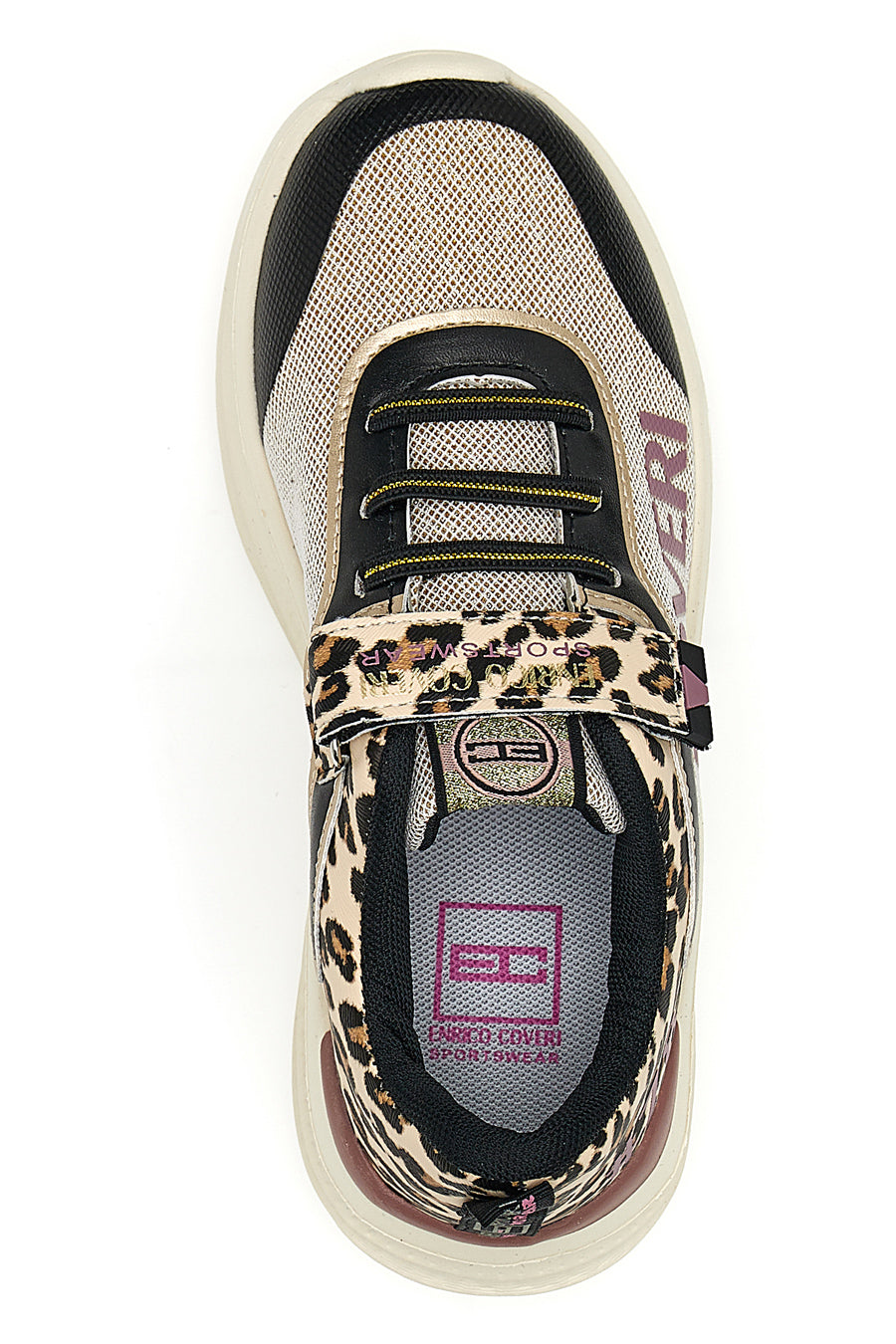 Sneakers Beige Enrico Coveri Roller Animal NBK