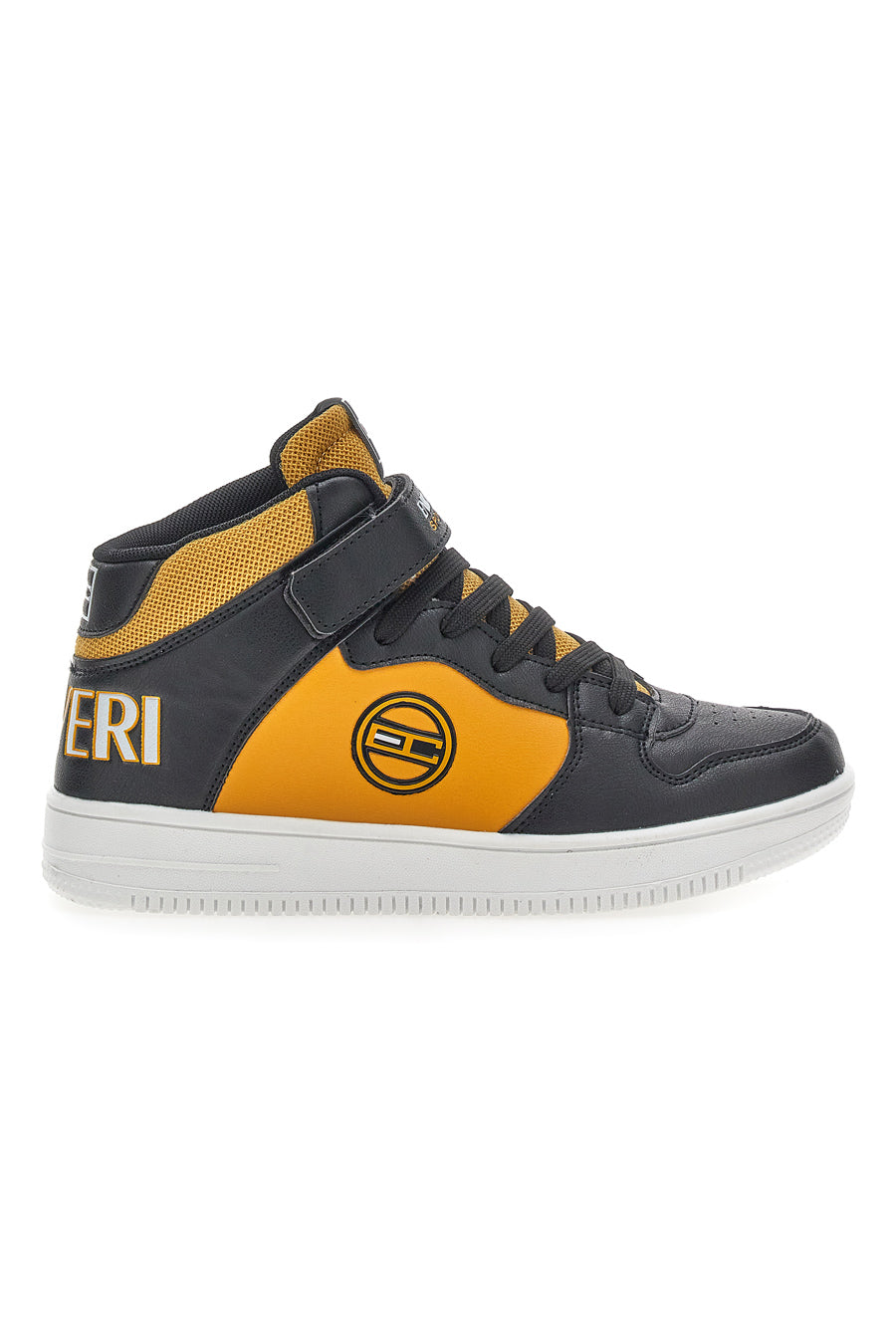 Sneakers Mid Cut Nere Arancio Coveri Cranck