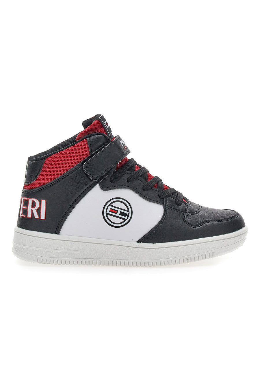 Sneakers Mid Cut Nere Rosse Coveri Cranck