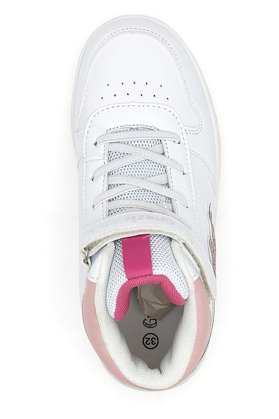 Sneakers Mid-cut Bianche e Rosa Grazie 2230