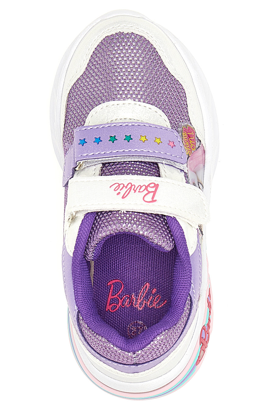 Sneakers con Luci Barbie 1111 Viola e Bianche