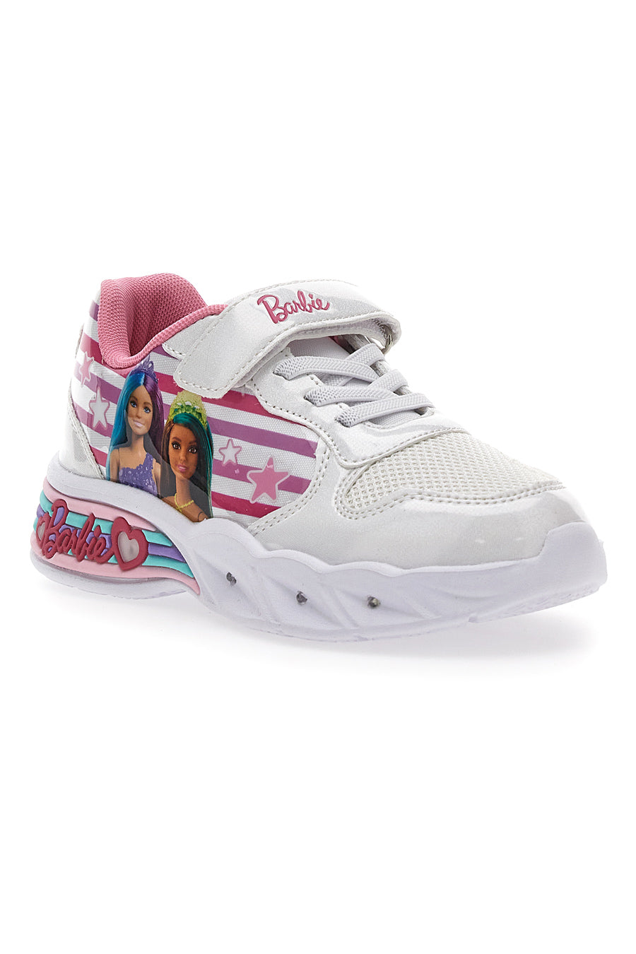 Sneakers con Luci Barbie 1112 Bianche