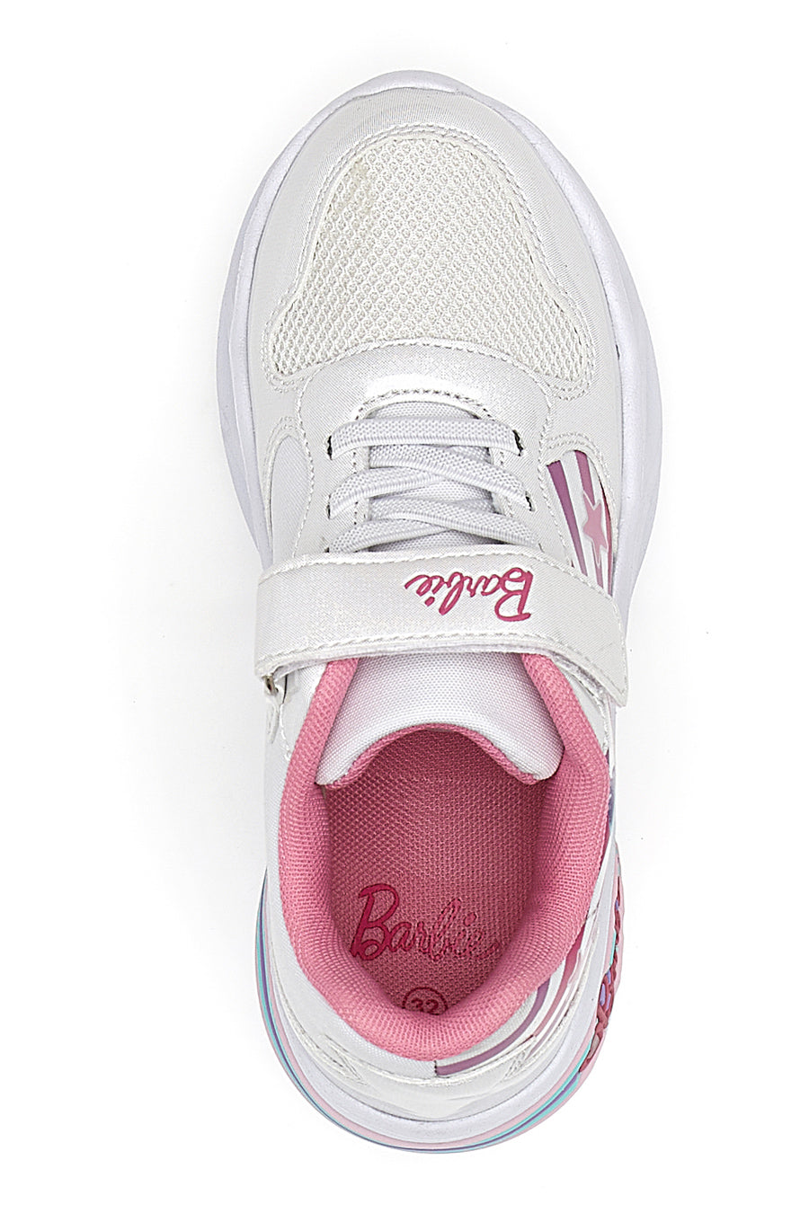 Sneakers con Luci Barbie 1112 Bianche