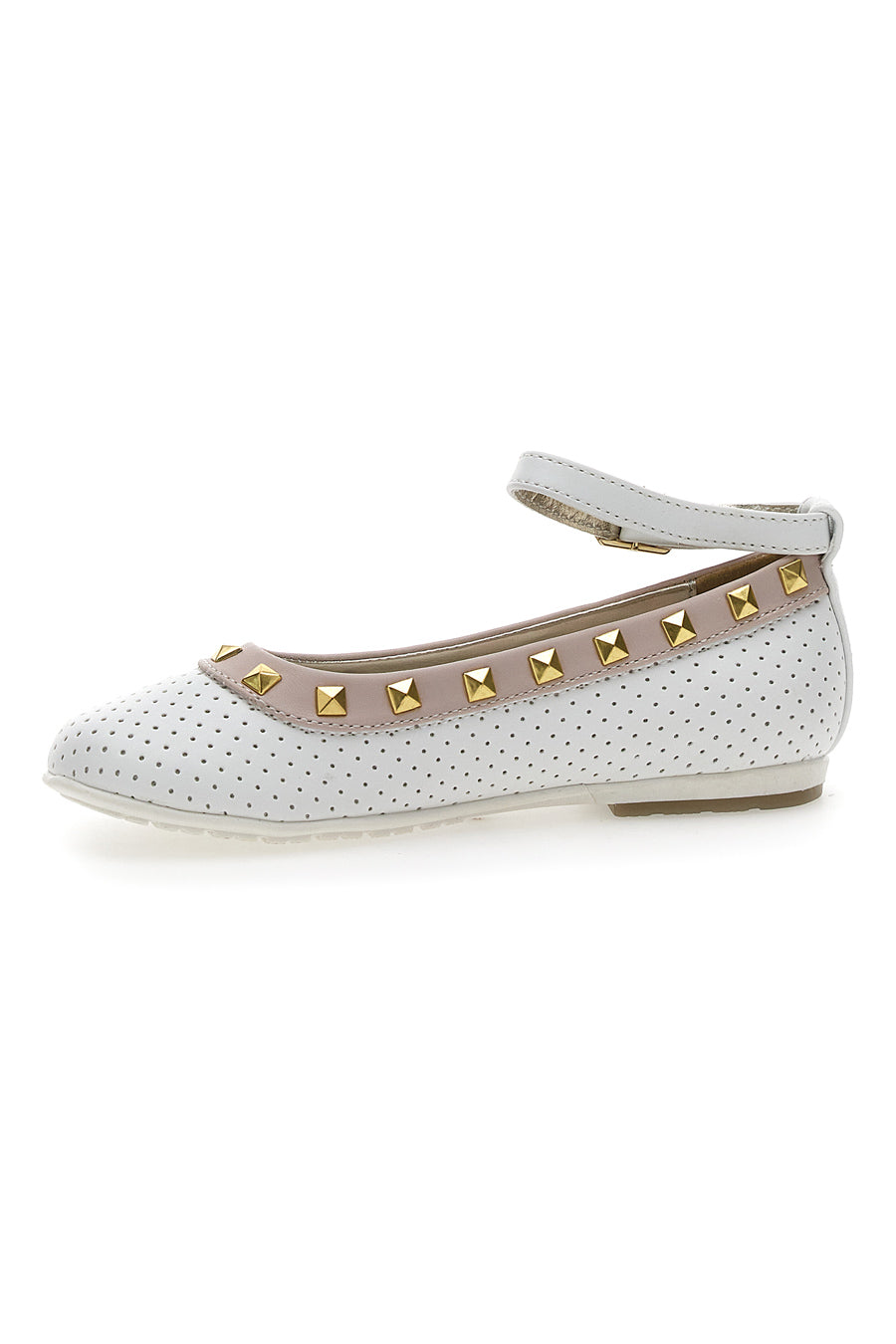 Ballerine con Cinturino Syssy 14512 Bianche