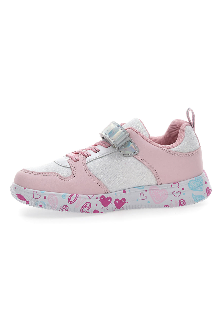 Sneakers Grazie 2280 Bianche e Rosa