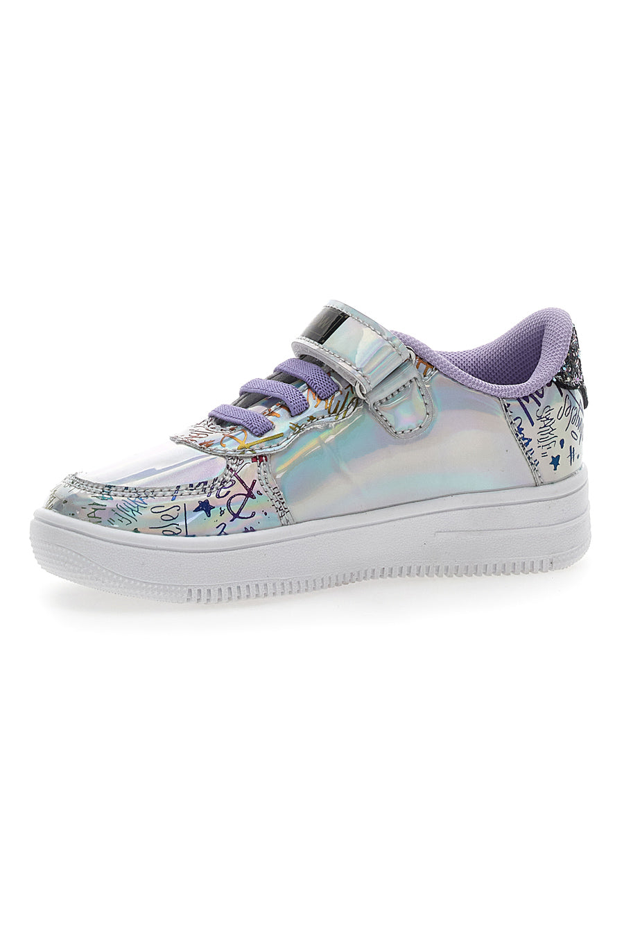 Sneakers Rainbow High Argento