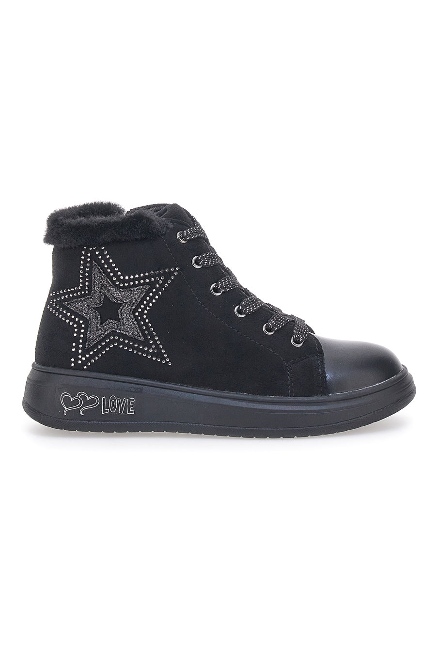 Sneakers Mid Cut Nere Grazie 14218