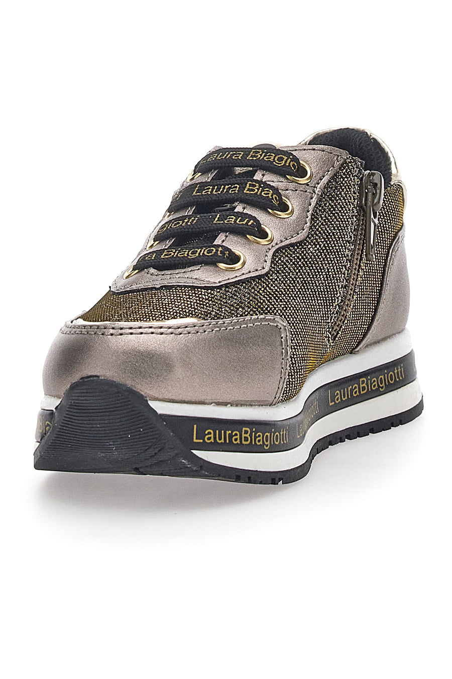 Sneakers Taupe Glitter Laura Biagiotti 8711