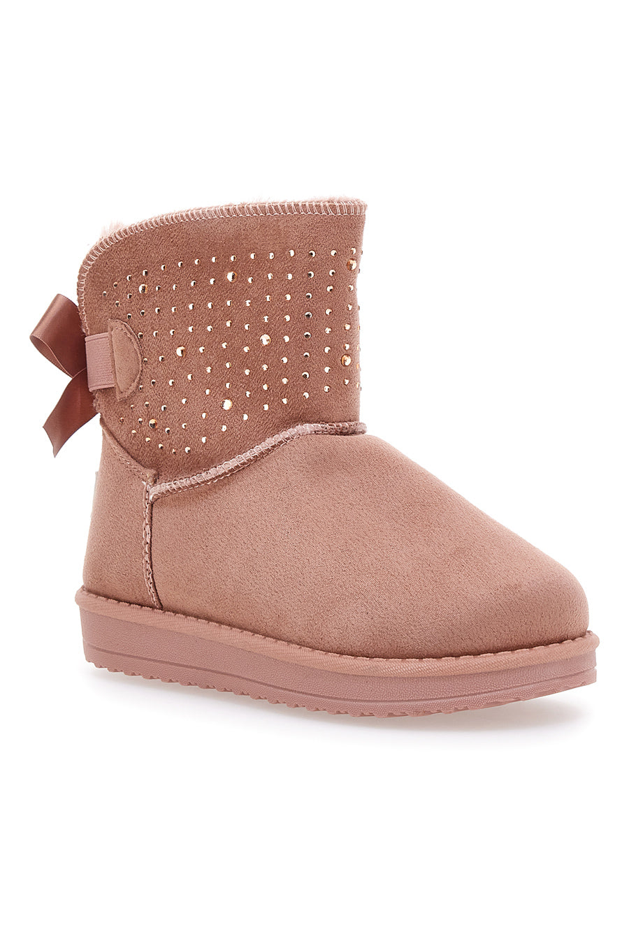 Stiefeletten mit rosa Fell 2T2L 81