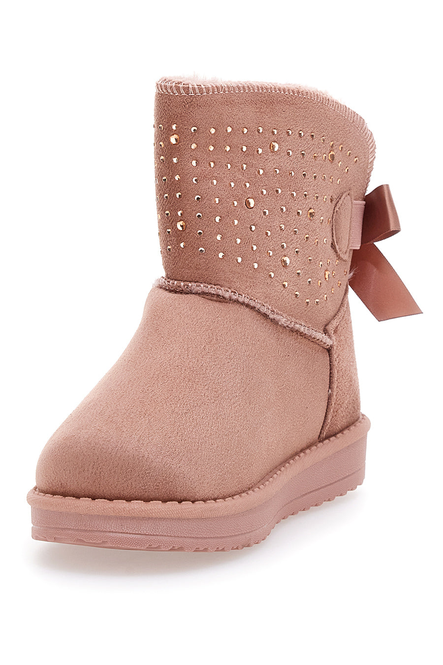 Stiefeletten mit rosa Fell 2T2L 81