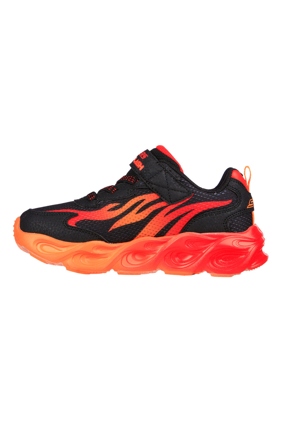 Sneakers Rosse con Fiamme da Bimbi Skechers Thermo Flash-Heat Flux