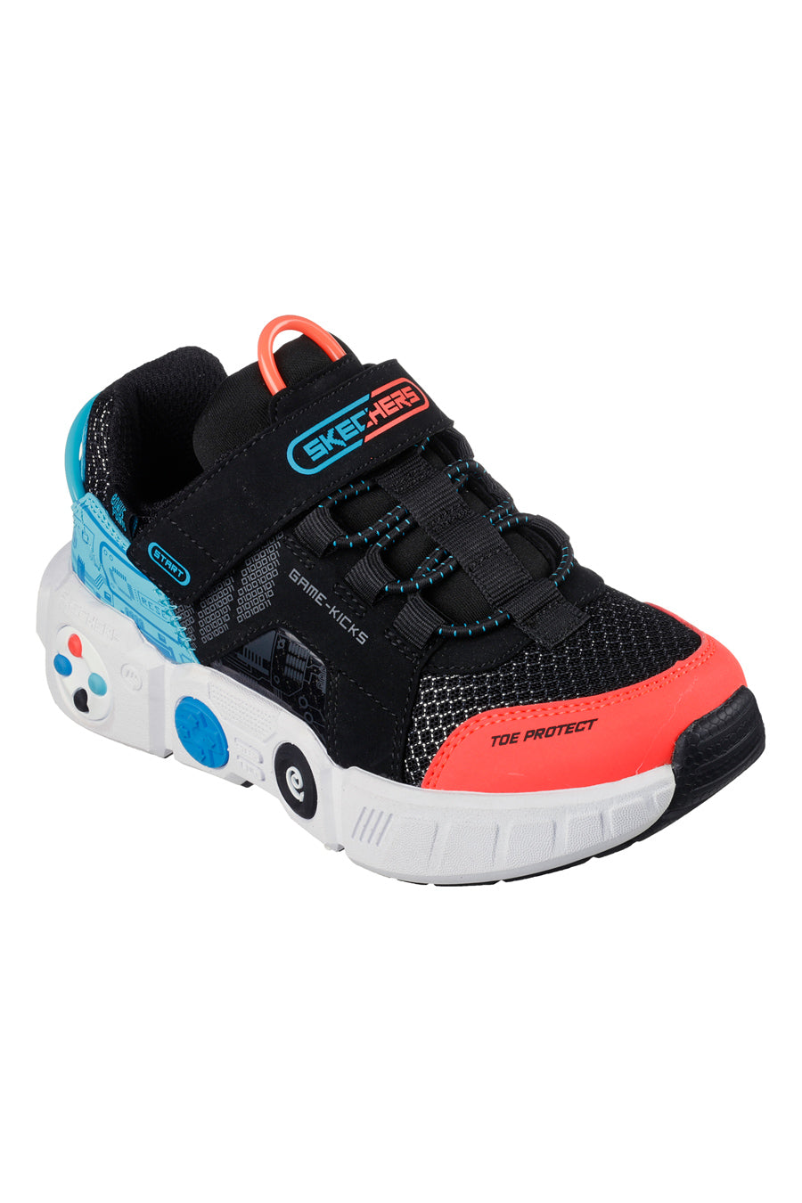 Sneakers Nere da Bimbi Skechers Gametronix