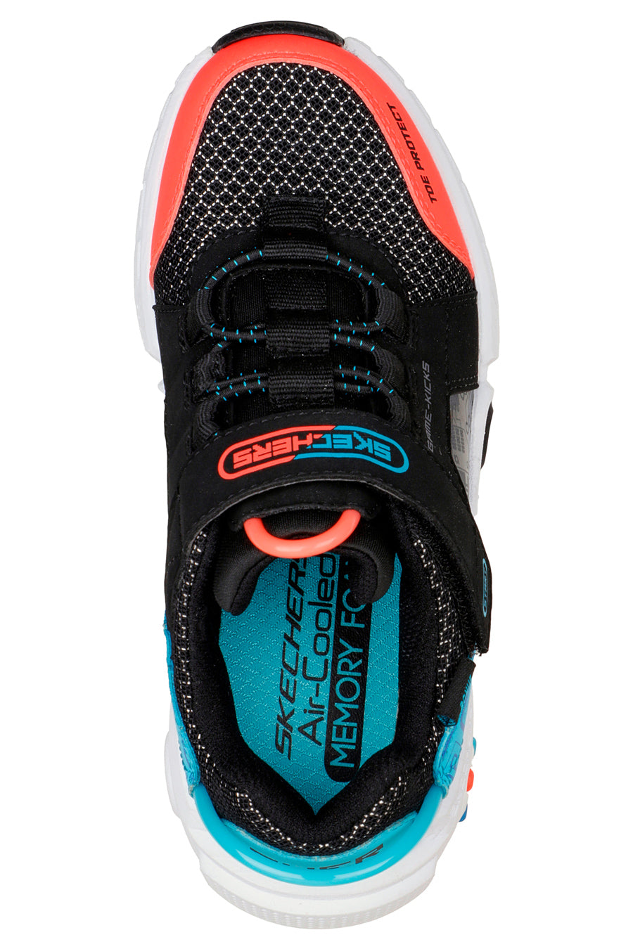 Sneakers Nere da Bimbi Skechers Gametronix