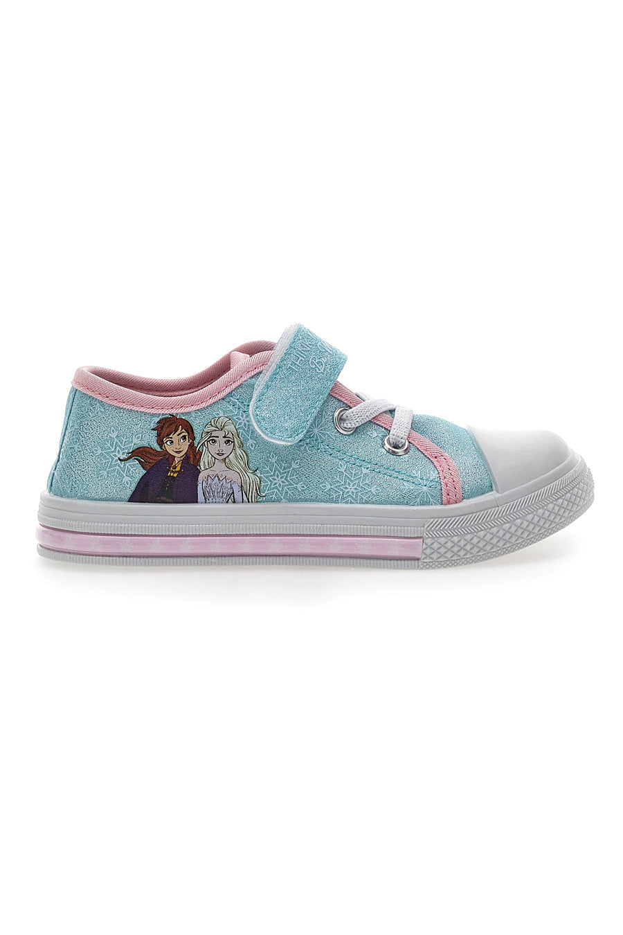 Sneakers Azzurre in Tela con Luci Frozen 15502