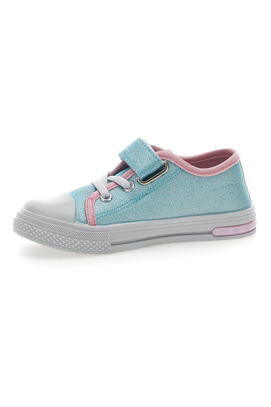 Sneakers Azzurre in Tela con Luci Frozen 15502