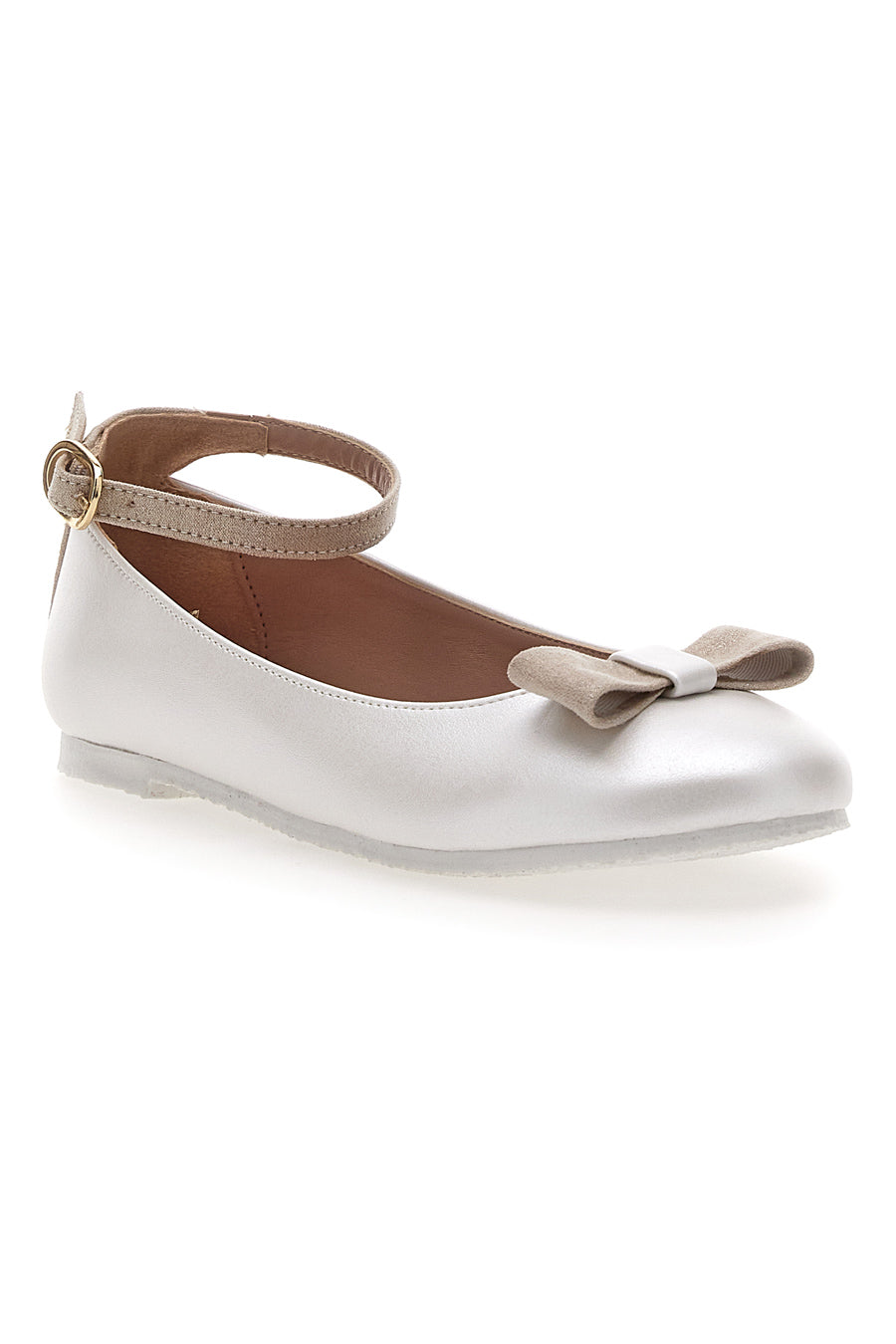 Ballerine Bianche con Fiocco Graie Girl 409