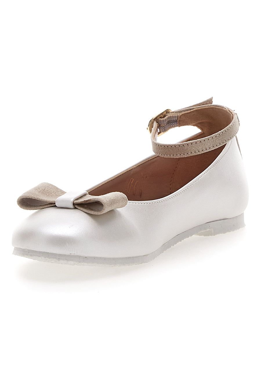 Ballerine Bianche con Fiocco Graie Girl 409