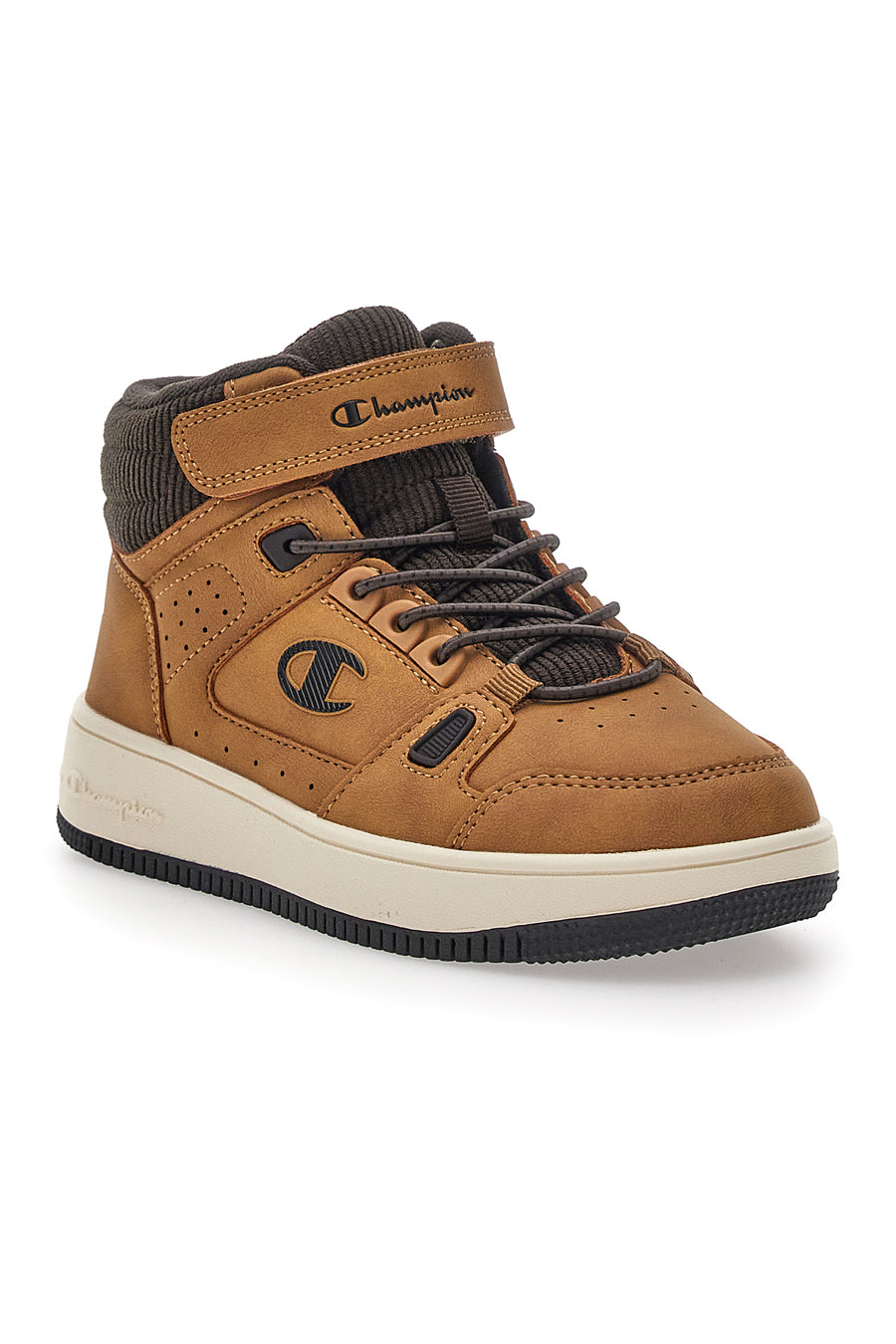 Sneakers Mid-Cut Marroni con Velcro CHAMPION RB18 MID CORD B PS